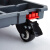 麦思德（MASTERPROOF）多功能可移动带车轮工具箱组合式三层工具箱家用汽修维修收纳箱子 中号箱带隔板（单箱）