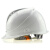 海华（HAIHUA）高强度电力安全帽 工地工程施工 领导头盔 免费印字A3 白色 旋钮式调节