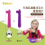 爱迪生（Edison） 婴儿勺叉宝宝学习筷儿童不锈钢餐具套装 长颈鹿粉紫勺叉1-3岁