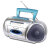 熊猫（PANDA）6300E收录机小型录音机磁带机英语学习播放器收音机一体老年人多功能播放机卡带便携 蓝色