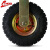 HOD 厚德脚轮25厘米10英寸橡胶轮,台湾正新内外胎,承载220公斤 10英寸固定轮