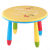 儿童桌椅组合幼儿园卡通桌椅圆桌宝宝学习吃饭桌玩具桌椅子小凳子 黄色圆桌