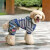 楚克奇（CHUKCHI）狗狗衣服小型犬宠物服装小狗四腿秋冬服装泰迪比熊烂漫迷彩牛仔 军绿色 L-大型6-9斤