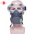 LISM防尘口罩工业粉尘 防尘面具可洗 水泥粉尘打磨灰尘装修雾霾透气 1202口罩+风镜