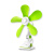中联（ZOLEE） FF01-28台式微风夹扇柔软5叶片28cm学生儿童迷你小电风扇电扇 绿+2M国标延长线