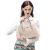 鳄鱼恤（CROCODILE）欧美风时尚女包牛皮手提单肩包包12673052-24米白色