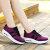 速达美 夏季女鞋3D飞织网面摇摇鞋厚底增高气垫休闲运动鞋透气网布鞋 212镂空-紫色 36
