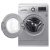 LG 9公斤直驱变频 滚筒洗衣机 静音 LED触摸屏 洁桶洗 6种智能手洗 奢华银 WD-VH255D2