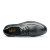 金猴（JINHOU）商务休闲鞋系带牛皮男皮鞋单鞋Q29123A 黑色 40码