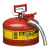 杰斯瑞特（JUSTRITE）7225130Z 9.5升红色钢制安全罐，带软管