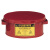 杰斯瑞特（JUSTRITE）10375 4升红色钢制台式浸罐
