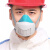 梅安 防尘口罩 PM2.5防护口罩 防工业粉尘打磨 木工电焊劳保面具 可清洗防灰尘面罩 口罩+20片活性炭棉