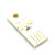 TaoTimeClub 创意led灯键盘灯亮迷你USB灯强光正白暖光移动电源 白板正白