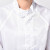 CESK夏季款短袖上衣立领拉链短款短袖夹克洁净无尘服防尘静电衣厂服 白色 XL