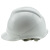 海华HH-A2 高强度ABS工程安全帽 工地 防砸施工 免费印字头盔 白色 一指键式调节