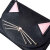 凯特·丝蓓 Kate Spade 奢侈品 女士黑色皮质猫咪款单肩斜挎包 WLRU3102 926