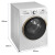 美的（Midea）滚筒洗衣机全自动 洗烘一体机 M5蒸汽烘干 健康抑菌防护 8公斤变频 MD80V50D5