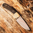 BUCK美国进口BUCK巴克113游侠户外乌木柄不锈钢野营防身小直刀锋利 0113BRS