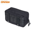 出众者 战术背心molle副包工具包户外背包拓展包杂物包附件包配包 黑色BLK