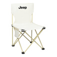 JEEP折叠椅凳露营椅子户外便携桌椅野餐野外野营钓鱼写生小马扎 白拼绿大号