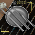 钛途（TITO TITANIUM）钛合金筷子实心筷子户外餐具露营便携 160mm钛圆实心筷子（盒装）