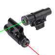 宏杰星迷你红点绿点激光瞄准器上下左右可调节红外线绿激光瞄准器瞄准仪 红激光+通用夹+12电子