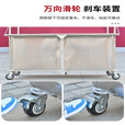优束移动地摊车不锈钢摆摊小推车加厚手推餐车折叠多功能夜市冷饮 加厚镀锌钢基础款1.2米