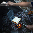 CAMPINGMOON柯曼三明治烤盘科曼多功能便携早餐吐司面包三明治烤夹双面煎盘 【TT-1315-B】烤盘收纳包