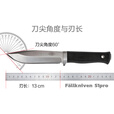 FALLKNIVEN QUALITY KNIVES瑞典Fallkniven进口FK空军飞行员求生救援战术不锈钢户外生存直刀 S1 pro