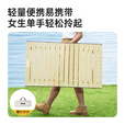 JEEP户外折叠桌便携式露营桌子野餐桌椅套装野营用品装备蛋卷桌 [2-4]人加大加厚黑色方桌