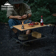 CAMPINGMOON柯曼折叠桌网桌科曼不锈钢组合折叠露营桌野餐桌户外置物架T-230A 【T-2303】网箱(需搭配桌用)