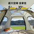 骆驼（CAMEL）户外露营帐篷天幕二合一便携式防雨防晒加厚黑胶野营帐173BA6B110