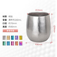 钛途（TITO TITANIUM） 纯钛杯子99.5%钛合金户外露营餐饮具水杯茶杯咖啡杯便携260mL 纯钛水杯-冰花暗夜金（简装）
