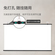 柏莱高级光子全面屏投影支架幕布户外家用16:9影院级手动轻便抗光投影幕支架支持3d 4K高清 16比9 100英寸 灰光子【不带黑边】