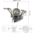 CAMPSOR户外炉头气炉野炊野餐炉具灶具整体式炉子野外迷你炊具露营套装 单独炉头