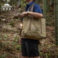 CAMPINGMOON柯曼收纳包科曼帆布大容量户外露营小物收纳单肩包手提袋 【B-189帆布收纳包】