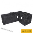 青春符号超大旅行包防水露营收纳包户外睡袋帐篷桌椅装备包收纳行李袋驮包 黑色L号 150升110*40*34cm 大