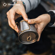 THOUS WINDS千风单层折叠钛杯户外钛水杯野餐茶杯咖啡杯可明火加热便携式水杯 单层折叠钛杯250ml（不含盖）