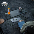 CAMPINGMOON柯曼折叠桌网桌科曼户外露营桌野餐桌多层置物架可拼接T-230 【黑色围炉桌推荐套餐】