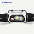 迪卡侬户外露营头灯矿灯钓鱼夜钓超亮头戴式强光充电超长续航 新黑白 USB充电款（600流明）