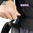 龙鳞甲塑钢手套挂扣便携战术耳机挂钩多功能单手快取挂扣腰封腰带通用 黑色挂扣 均码