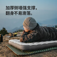 Naturehike挪客徒野6.5高R值侧墙超轻充气垫户外徒步登山睡垫防潮垫地垫单人 碳银/方形/186*58