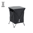 DOD 日本精致户外露营野营垃圾箱GM1-450-TN野外折叠多功能收纳筐 黑色GM1-450