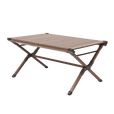 vidalido维达利多户外折叠桌野餐露营桌子便携式蛋卷桌黑胡桃木铝合金超轻 90CM黑胡桃蛋卷桌S号【新款】