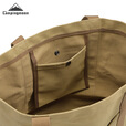CAMPINGMOON柯曼收纳包科曼帆布大容量户外露营小物收纳单肩包手提袋 【B-189帆布收纳包】