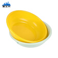 安久兴 内务脸盆 J训训练洗漱用具便携式防摔塑料脸盆 黄色