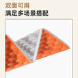 牧高笛（MOBIGARDEN）蛋巢垫防潮垫户外露营铝箔睡垫轻量可折叠便携野营垫单双人蛋槽垫 溢彩橙 加厚单人高R值2.6