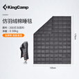 KingCamp户外睡毯午休毯子办公室成人单人露营毯春秋睡毯旅行防寒酒店隔脏 加厚款灰色