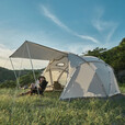 牧高笛帐篷 户外露营防风防雨便携式带烟囱口大空间帐篷观途V 观途V（5-8人）