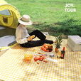 JOYTOUR一次性野餐垫 免洗懒人垫子沙滩垫便携一次性桌布  红格180*180